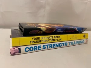 3x Exercise Books Core Strength Training Ultimate Body Transformation Hip Hop Ab - Picture 1 of 6