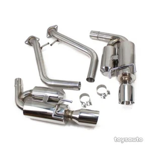 Rev9 FlowMaxx Axle Back Exhaust 4" Tip for Lexus IS200t IS300 IS250 IS350 14-16 - Picture 1 of 8