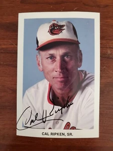 Cal Ripken Sr. Autographed Postcard - Picture 1 of 2