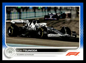 2022 Topps Formula 1 #63 Yuki Tsunoda Blue #/99 - Bild 1 von 2