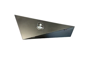 Pair BLACKFlat Aluminium Toolbox Tapered 4WD 4x4 Under Tray TOOLBOX 770 210 400 - Picture 1 of 8