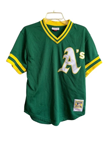 Reggie Jackson Oakland A’s Jersey #24 Mitchell and Ness Size M (40) Cover