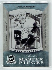 07-08 UD Upper Deck The Cup  Mark Mancari  1/1  Printing Plate  Rookie