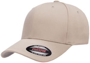 New Flexfit® Wooly Combed BallCap Curved Visor 6 Panels 6277 Baseball Cap Hat