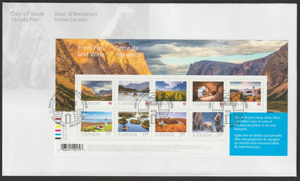 Canadá #3423, de lejos y ancho, S/S, cubierta oficial primer día, FDC 2024 Foto 1 de 1