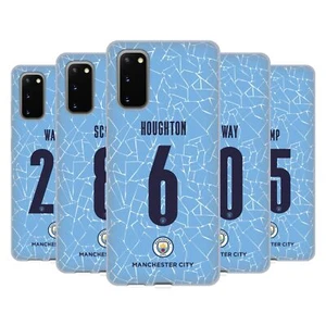 MAN CITY FC 2020/21 WOMEN'S HOME KIT GROUP 1 SOFT GEL CASE FOR SAMSUNG PHONES 1 - Picture 1 of 19