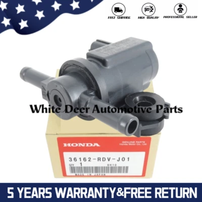Genuine For Honda Acura 36162-RDV-J01 Vapor Canister Purge Solenoid Valve NEW Foto 1 de 4