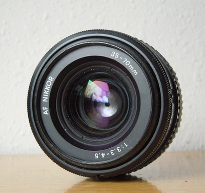 Nikon AF Nikkor 35-70mm f/3.3-4.5 Short Zoom Lens Great Cond - Image 1 of 4