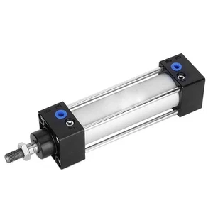 32 mm x 200 mm Druckluftzylinder SC32x200 doppeltwirkend G1/8 Port Luftstößel - Bild 1 von 3