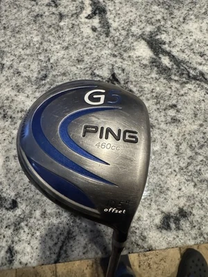 Ping G5 460cc Titanium 10.5* Driver Regular TFC 100 D Graphite Shaft (45”) - Image 1 of 4