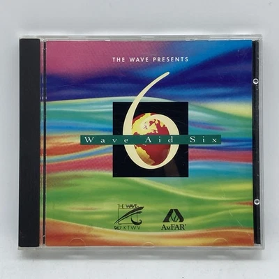 94.7 the Wave "Wave Aid Six" Vol.6 CD OOP KTWV-FM Los Angeles CA Radio Sampler Foto 1 de 4