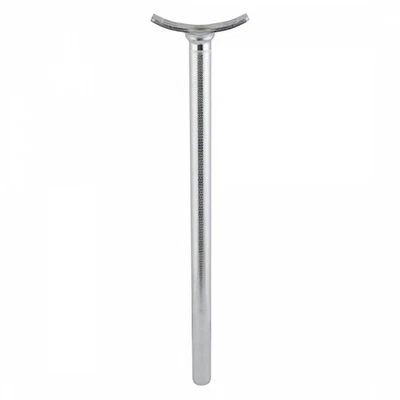 Tija de sillín monociclo cromada Sunlite 22,2 mm 400 mm con abrazadera de 4 pernos - aleación duradera Foto 1 de 2