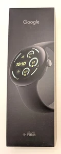 Google Pixel Watch 3 (45 mm, noir) - BOITE OUVERTE + EXTRAS - Photo 1 sur 5