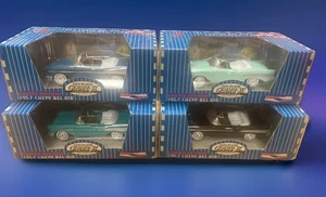 GEARBOX COLLECTIBLE 1957 CHEVY BELAIR PEDAL DRIVEN CAR DIECAST LOT OF 4 - Picture 1 of 5