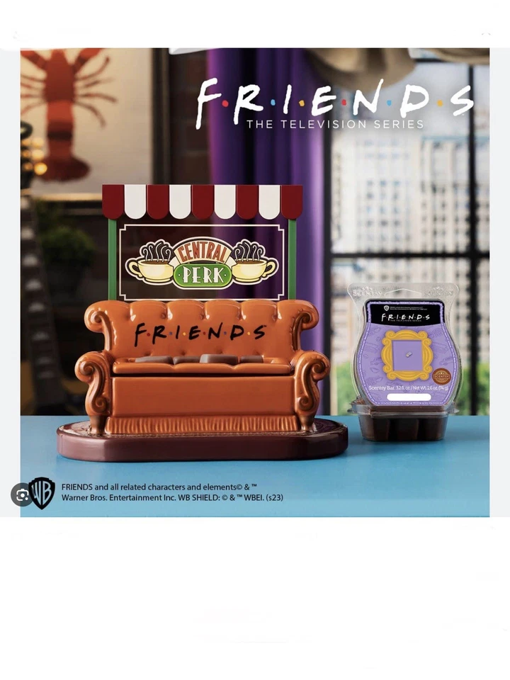 Scentsy Friends: Central Perk™ - Calentador perfumado con 2 barras de cera Friends + Más Foto 1 de 4