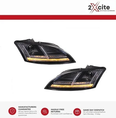 Audi TT 2011-2014 8J Black Xenon DRL With AFS Headlights Sequential Indicators - Image 1 of 4