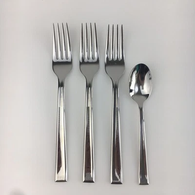 Обеденные вилки чайная ложка 4 шт. Villeroy & Boch VICTOR нержавеющая сталь 18/10 столовые приборы глянцевые - Изображение 1 из 3