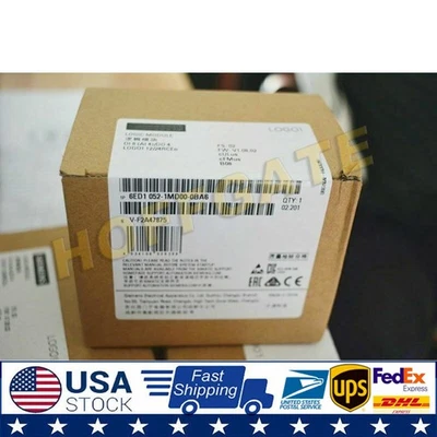 New Siemens 6ED1052-1MD00-0BA6 6ED1 052-1MD00-0BA6 LOGO 12/24RC logic module - Image 1 of 3