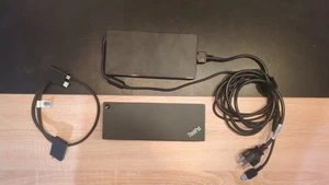 Station de travail Lenovo ThinkPad Thunderbolt 4 40B0 Dock + alimentation 300W - Photo 1/4