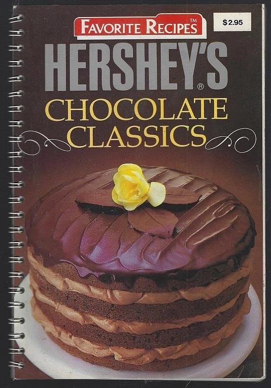 Hershey's Chocolate Classics 1988 1st edition Vintage Cookbook Recipes Desserts - Image 1 of 1