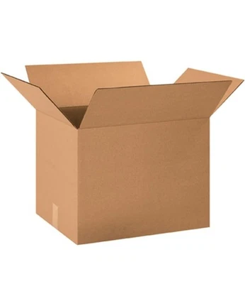 20"x15"x12" Brown/Kraft Corrugated Cardboard Shipping Boxes 24-Pack - Image 1 of 2