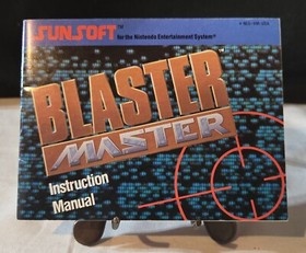 Manuale Istruzioni Blaster Master Originale - Nintendo NES - Sunsoft - Ottime Condizioni