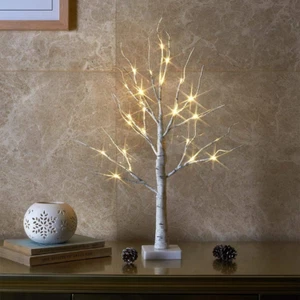 Lighted Birch Tree Easter Decorations for Home, White Birch Tree with Lights - Picture 1 of 11