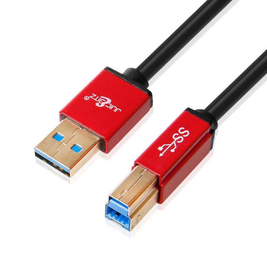 Lindy Premium 1m USB 3.0 Cable - Type A To B Transparent Data Transfer