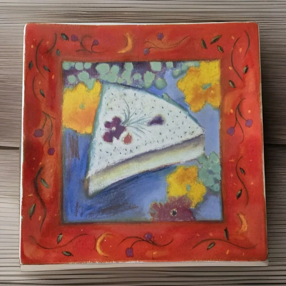 Plato de cena certificado International PROVENCE FROMAGE 10" Linda Montgomery usado en excelente estado Foto 1 de 4