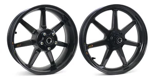 BST Carbon Wheel Set Rims Wheels Harley Davidson Bagger Racing with Chain Drive - Picture 1 of 4