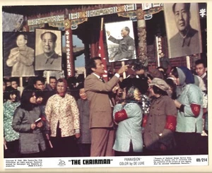 GREGORY PECK - The Chairman - Mao Zedong - China Cultural Revolution-Lobby Card - Picture 1 of 3