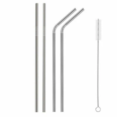 Vaso Yeti de 30 oz de 10,5" de largo reutilizable de acero inoxidable pajitas de metal Foto 1 de 4