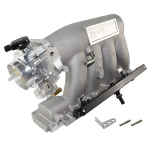 Intake Manifold 70mm Throttle Body + Fuel Rail For Honda Civic Acura TSX K20 K24 - Picture 1 of 12