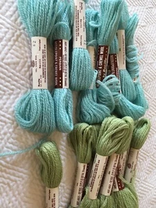 Lot Of 16 Vintage 3-Ply Persian Needlepoint Crewel Wool by Bucilla New - Picture 1 of 8