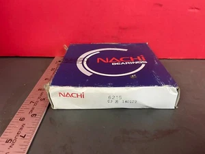 NACHI 6215 C3- SINGLE ROW BALL BEARING, 75mm BORE - Bild 1 von 2