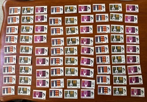 1966 Unesco Anniversary Omnibus, 81 mint Stamp w/ Hong Kong & Ascension! - Picture 1 of 5