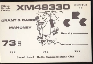 QSL QSO RADIO CARD " XM49330", Ottawa, ON Canada (Q96) - Picture 1 of 2