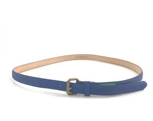 Liz Claiborne Women's Belt Blue Large Logo Animal Print Skinny Casual Dress - Picture 1 of 13