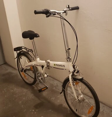 PEGASUS SRAM T3 Klappbares FAHRRAD WEISS 20" - Bild 1 von 4