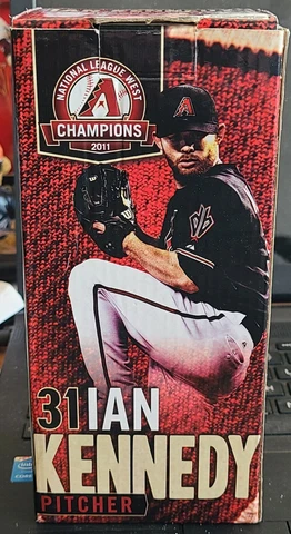2012 Ian Kennedy SGA Bobblehead Arizona Diamondbacks New In Box Cover