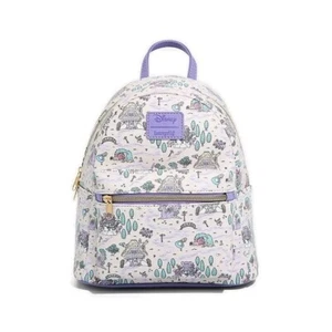 Disney Loungefly Mini Backpack Alice in Wonderland Map Treehouse Pastel Purple - Picture 1 of 17