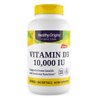 Pure Vitamin D3 D-3 10,000IU 360 Capsules | Bone Health | Immune System
