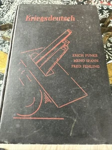 Kriegsdeutsch Easy Texts In Military German For Speaking And Reading Erich Funke - Picture 1 of 7