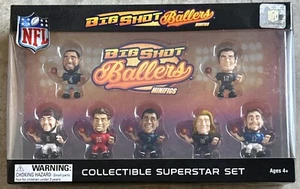 NFL BIG SHOT BALLERS MINI FIGURES TOM BRADY JOSH ALLEN MAHOMES BAKER NEW!!! - Picture 1 of 2