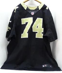 NIKE NFL JERMON BUSHROD NEW ORLEANS SAINTS GAME JERSEY GAME WORN w/ Signatures - Picture 1 of 8