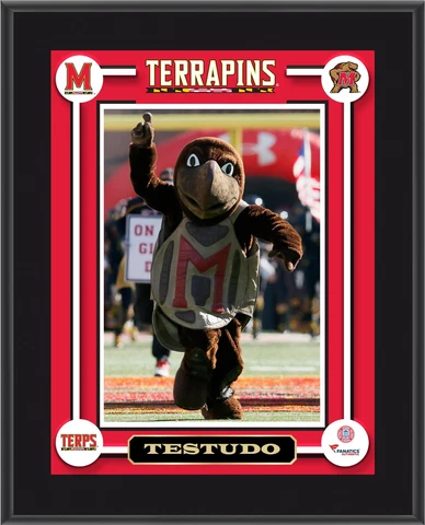 Maryland Terrapins Testudo Mascot 10.5x13 Plaque Authentic Cover