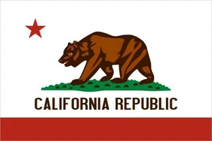 CALIFORNIA STATE FLAG GLOSSY POSTER PICTURE PHOTO bear angeles sacremento ca 634 - Bild 1 von 1