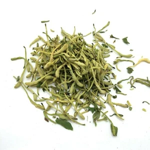 Greenlike 100% Natural Honeysuckle Flower Tea Honeysuckle Tea Leaves 特级金银花茶  - Picture 1 of 3