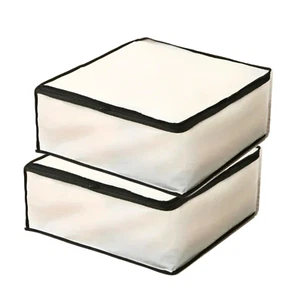 2x Aufbewahrungsboxen für Schrank, unterm Bett staubdicht, abwischbar 45x45x20cm - Bild 1 von 4