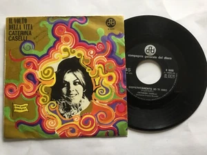 (Ita5)  CATERINA CASELLI Il volto della vita. Disperazione ti amo 45 GIRI Vinile - Picture 1 of 2